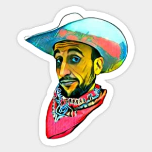 Cowboy Manu Sticker